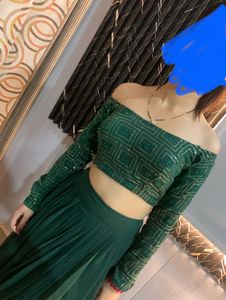 B’ful Off Shoulder Lehanga🦚🍀🎀