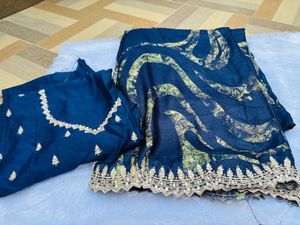 Combo Of Two Cutwrk Sarees