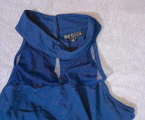 Myntra Blue Bodycon Dress 👗