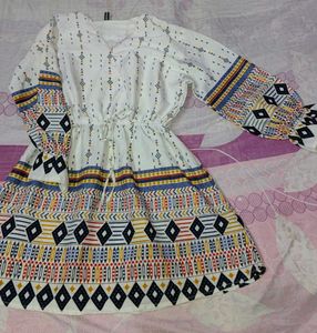 Boho Print Dress