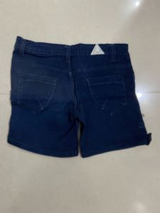 Blue Denim Shorts