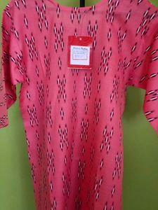 Pour Orisa Ikkat Cotton Kurti, New With Tag