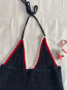 Halter Knitted Top