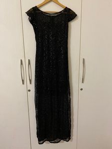 Black Sequin Cocktail Dress (Like Zara, H&amp;M Etc.)