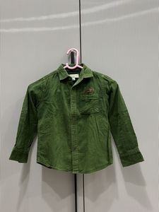 Cute Green Corduroy Shirt 👔