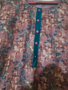 Floral Print Kurta