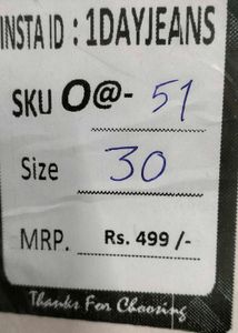 women straight jeans size 30 (O-52)