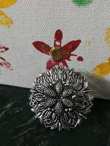 Floral Silver Rings