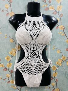White Crochet Bodysuit
