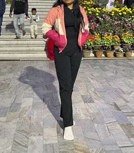 Women Colour block Jacket