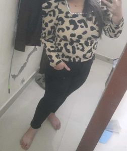 Tiger Print Stylish Designer Top