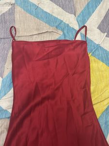 Elegant Red Maxi Dress