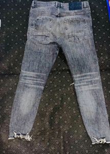 Zara Distressed Denim Jeans