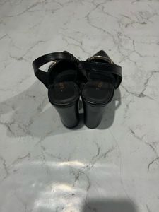 Elegant Black Slingback Heels