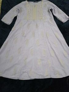 Pastel Embroidered Kurti