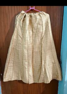 Slited Gown With Skirt