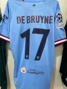 Man City Bruyne Ucl final winner football jersey