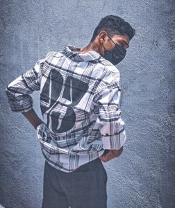Checked Oversized Shirt