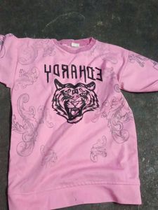 Red &amp; White Floral Kurta