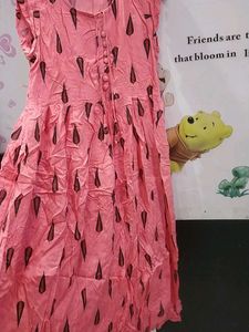 Pink Casual Dress