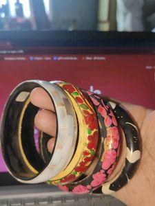 Lac Bangles & Bracelets Set of 4