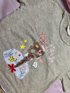 Girl's Graphic Print Tee