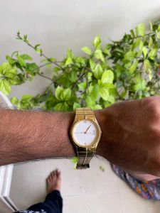 Men's Original Titan God Tone Watch