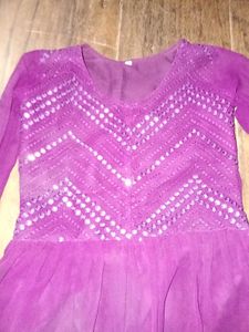 Elegant Purple Dress