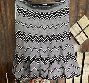 Black And white Skirt