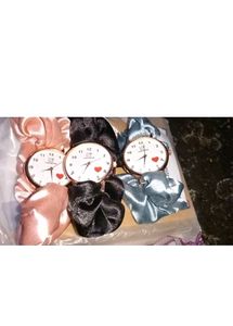 Girl Beautiful Scrunchies Belt Watches