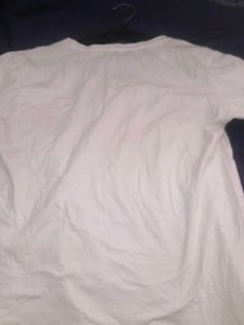Women White T Shirt With A Beautiful  Butterfly