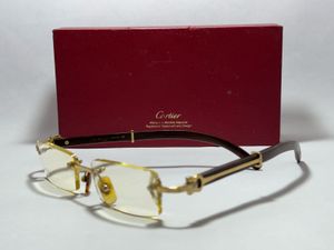 Vintage Cartier Rimless Eyeglasses Frame Gold