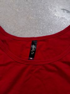 Red New High Quality Tank Top