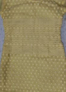 Yellow Chikankari Kurta