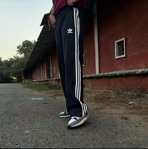 Adidas Black 3 Strip Bootcut Lower(New)