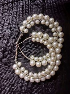 Pearl Loop Earring