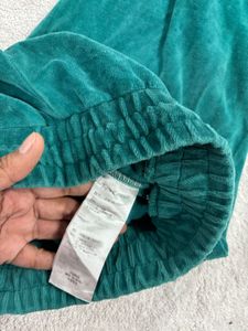 Juicy Green Velvet Joggers