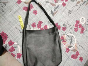 New Black Leather Tote Bag
