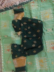 Elegant pashmina silk Saree