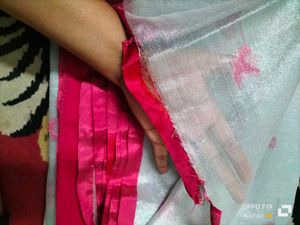 Partywear Grey Saree