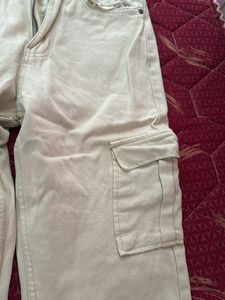 high rise wide leg beige jeans MANGO women