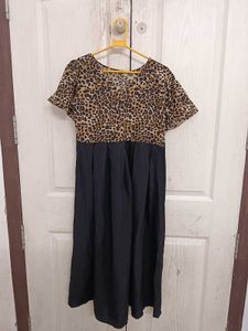 Animal Print Midi Dress