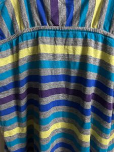 Striped Mini Slip Dress