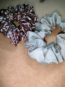 2 Scrunchies At 99/-. 🤩