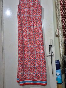 Patterned Maxi Dress