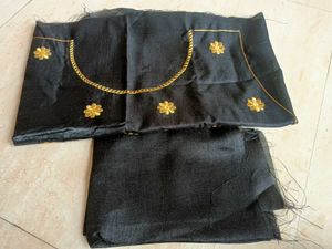 Embroidered Semi-stitched Lehenga Set