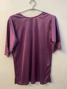 Satin Top And Lungi Nightwear