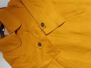 Chic Mustard Peacoat