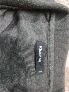 Men's Grey Polo with Pocket