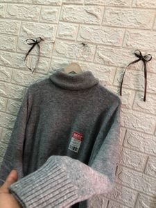 🇺🇸Stylish Gray Sweater Dress👜🕶️